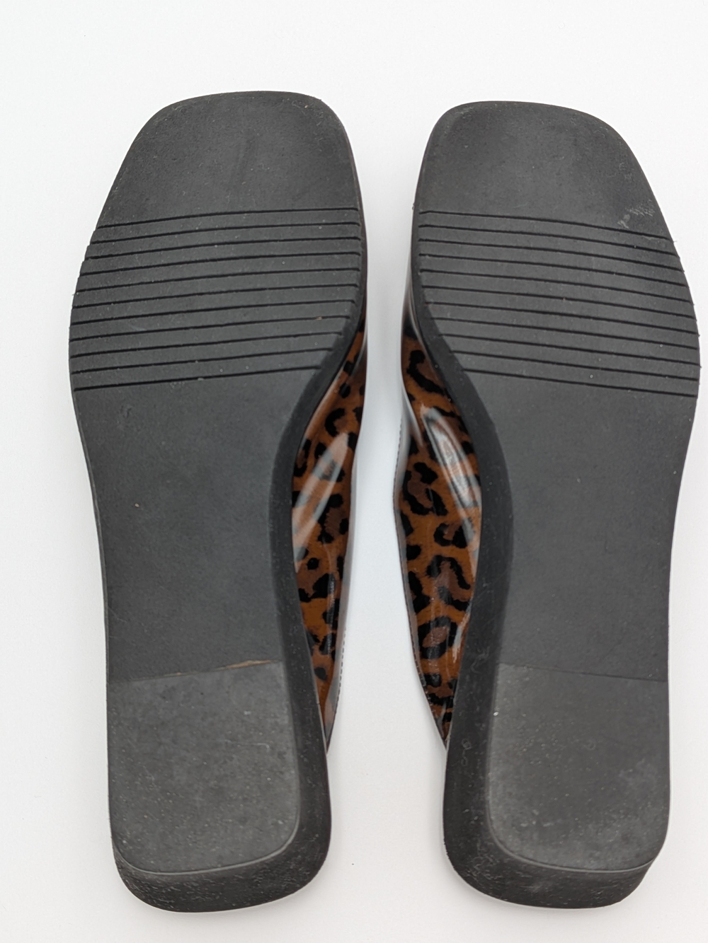 Salvatore Ferragamo Leopard Print Wedge Mules Slides Sandals Size 6.5 B Italy - Picture 6 of 9
